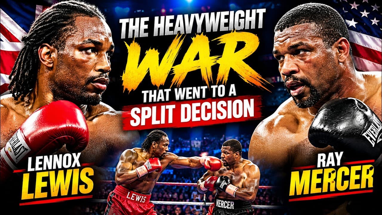 Lennox Lewis vs Ray Mercer: The Heavyweight War That Went to a Split Decision