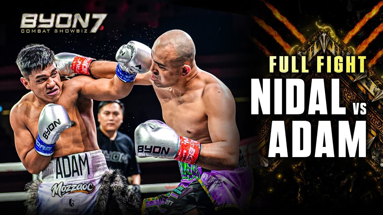 NIDAL MAHMOUD VS ADAM MAULANA (BYON COMBAT SHOWBIZ 7)  FREE FIGHT