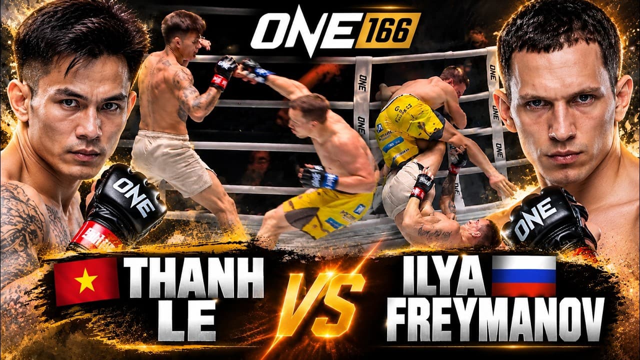 THANH LE vs ILYA FREYMANOV | CÚ KHÓA CHÂN 62 GIÂY GIÚP THANH LE GIÀNH ĐAI TẠM THỜI ONE Championship!