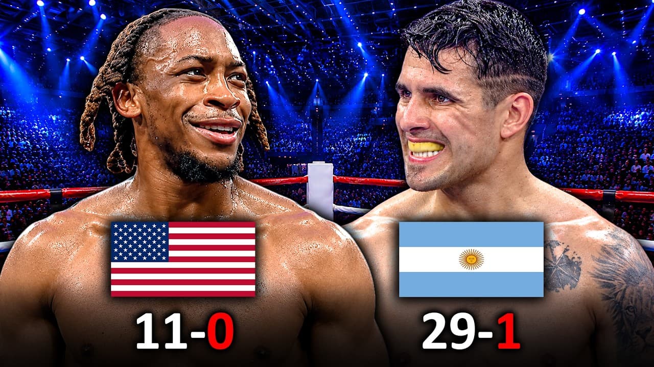 EXPLOSIVE DISPLAY! Keyshawn Davis (USA) vs Gustavo Lemos (Argentina) | Full Fight Highlights