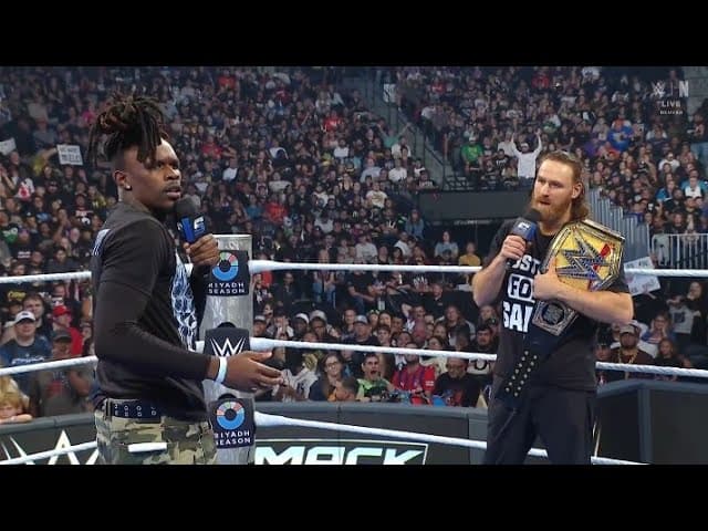 Sami Zayn & Je'von Evans segment _ WWE Smackdown 2 October 2026
