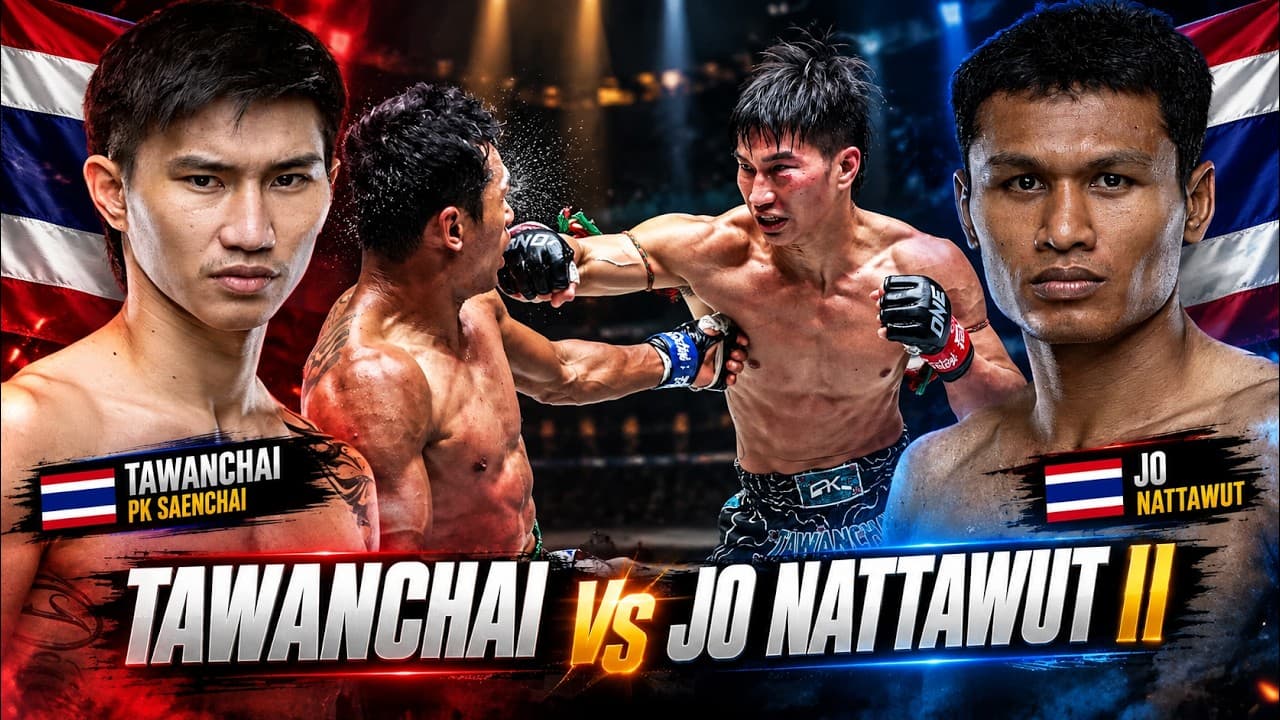 TAWANCHAI vs JO NATTAWUT II | ĐẠI CHIẾN MUAY THAI 5 HIỆP NGHẸT THỞ | ONE 167 FULL FIGHT
