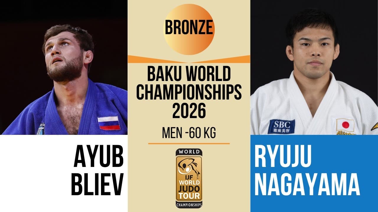 Ayub BLIEV VS Ryuju NAGAYAMA| Baku World Championships 2026 | BRONZE -60 kg