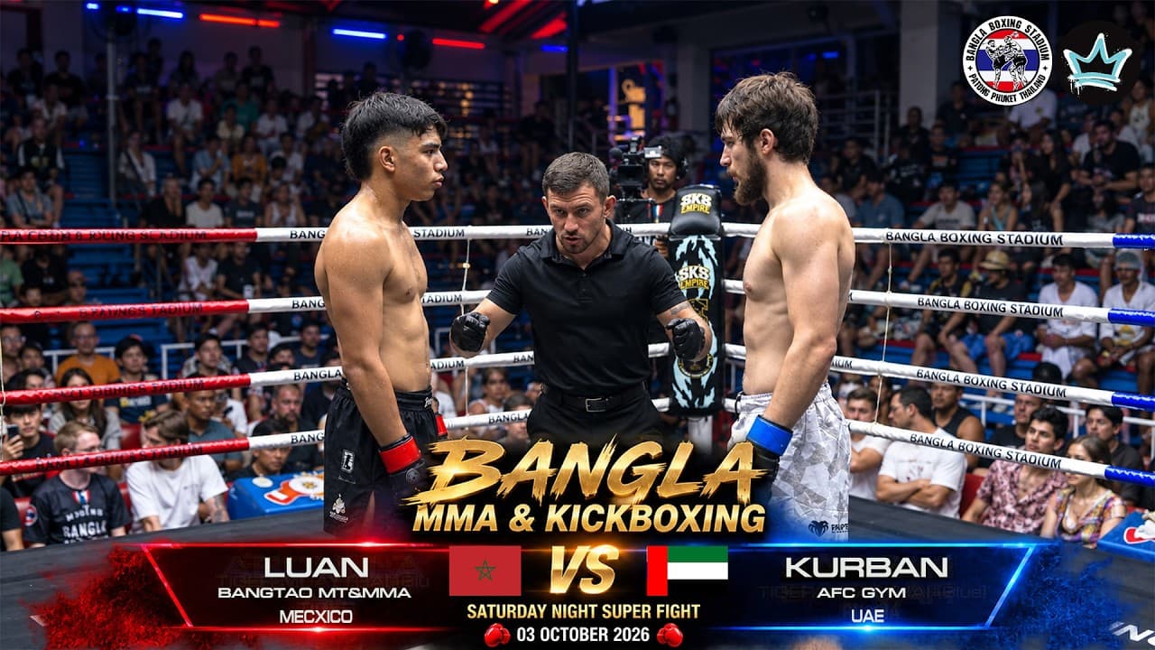 BANGLA MMA & KICKBOXING🥊 LUAN (Red) 🆚 KURBAN (Blue)
