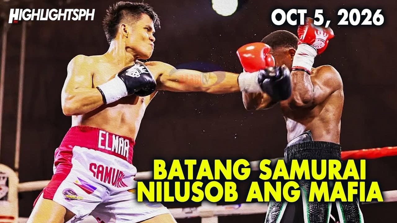 LATEST FIGHT: PILIPINAS vs TANZANIA | Batang Samurai Nilusob ang Mafia - 🇵🇭Elmar Zamora