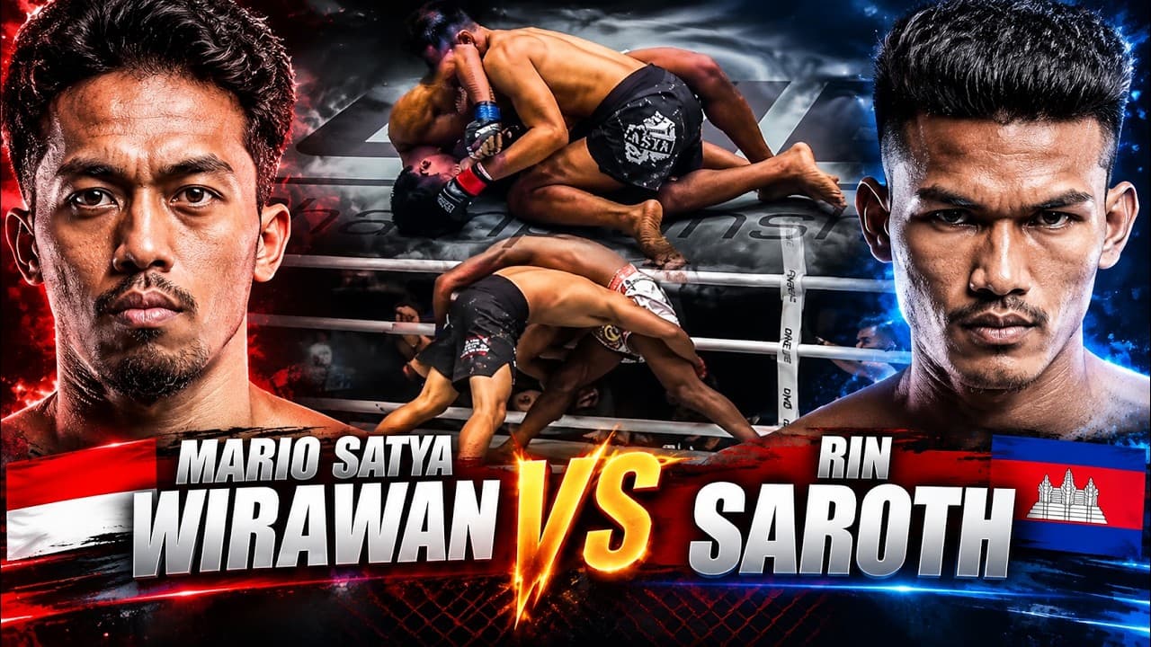 MARIO SATYA WIRAWAN vs RIN SAROTH | Lội ngược dòng TKO bằng đòn chỏ tại ONE Championship cực căng!!!