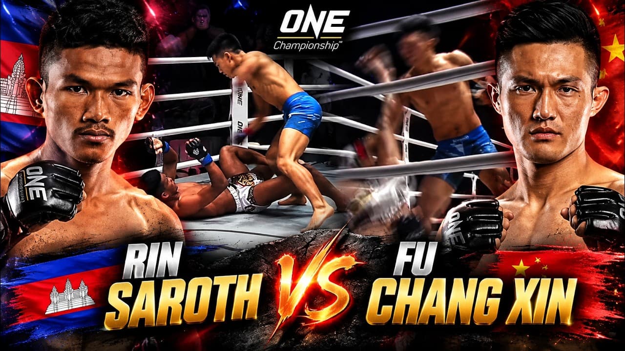 RIN SAROTH vs FU CHANG XIN | ÉP ĐÁNH DỮ DỘI, FU CHANG XIN LẬT KÈO BẰNG CÚ SIẾT CỔ HIỆP 2 TẠI ONE!