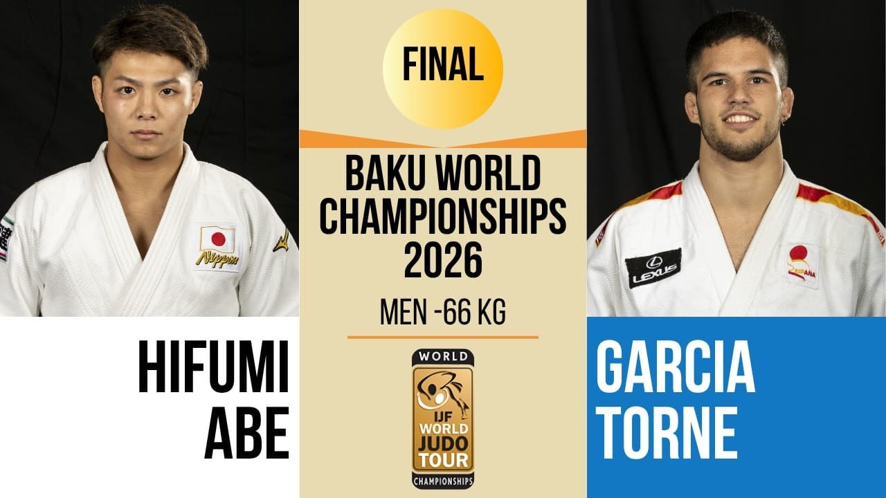 Hifumi ABE VS David GARCIA TORNE | Baku World Championships 2026 | GOLD -66 kg
