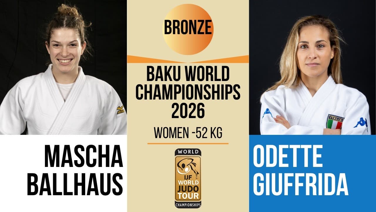 Mascha BALLHAUS VS Odette GIUFFRIDA | Baku World Championships 2026 | BRONZE -52 kg