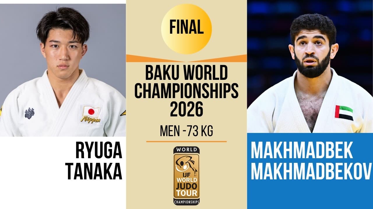 Ryuga TANAKA VS Makhmadbek MAKHMADBEKOV | Baku World Championships 2026 | GOLD -73 kg