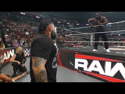 OBa Femi attacks Bron Breaker & Bronson Reed _WWE Raw 5 October 2026