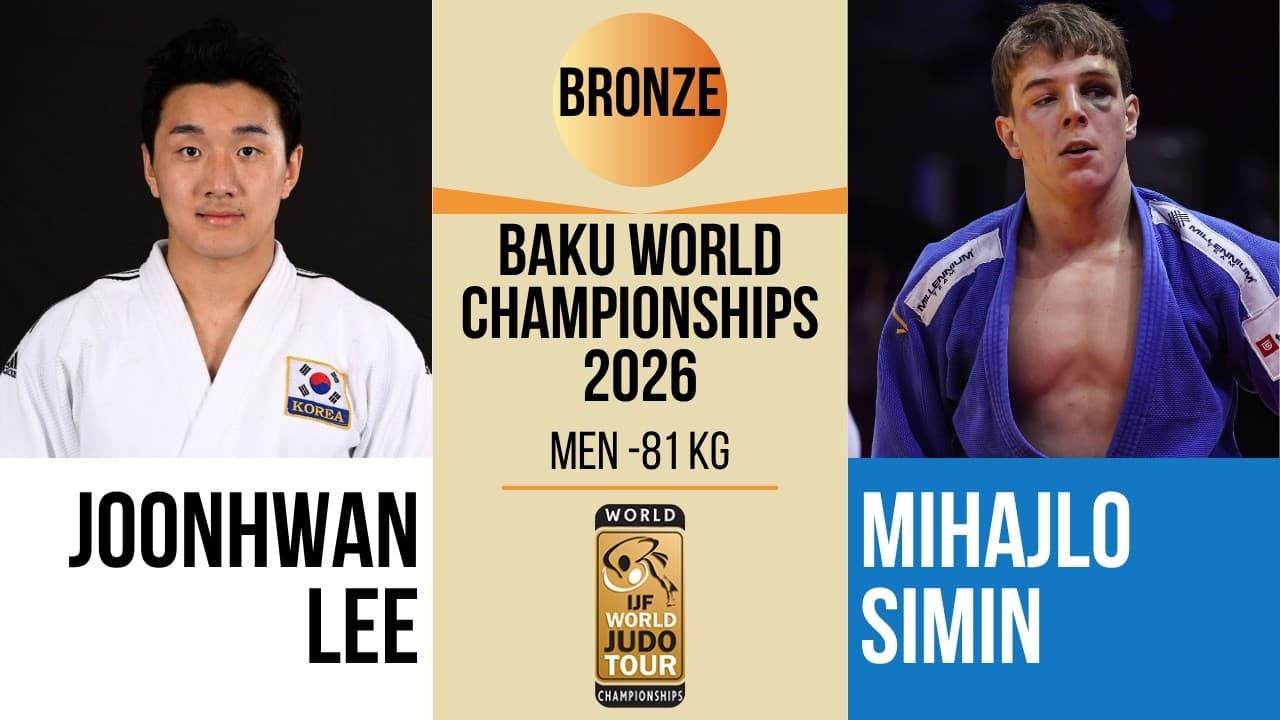 Joonhwan LEE VS Mihajlo SIMIN | Baku World Championships 2026 | BRONZE -81 kg