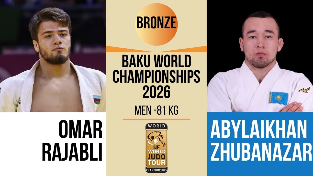 Omar RAJABLI VS Abylaikhan ZHUBANAZAR | Baku World Championships 2026 | BRONZE -81 kg