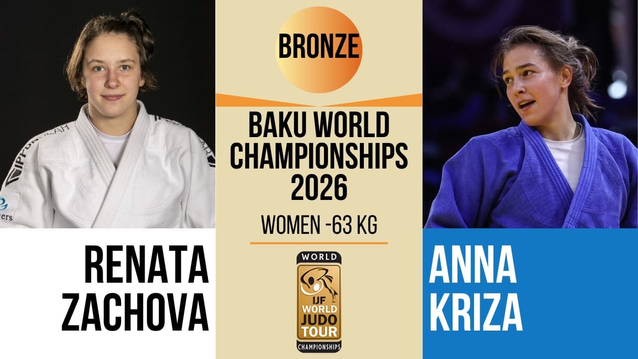 Renata ZACHOVA VS Anna KRIZA | Baku World Championships 2026 | BRONZE -63 kg