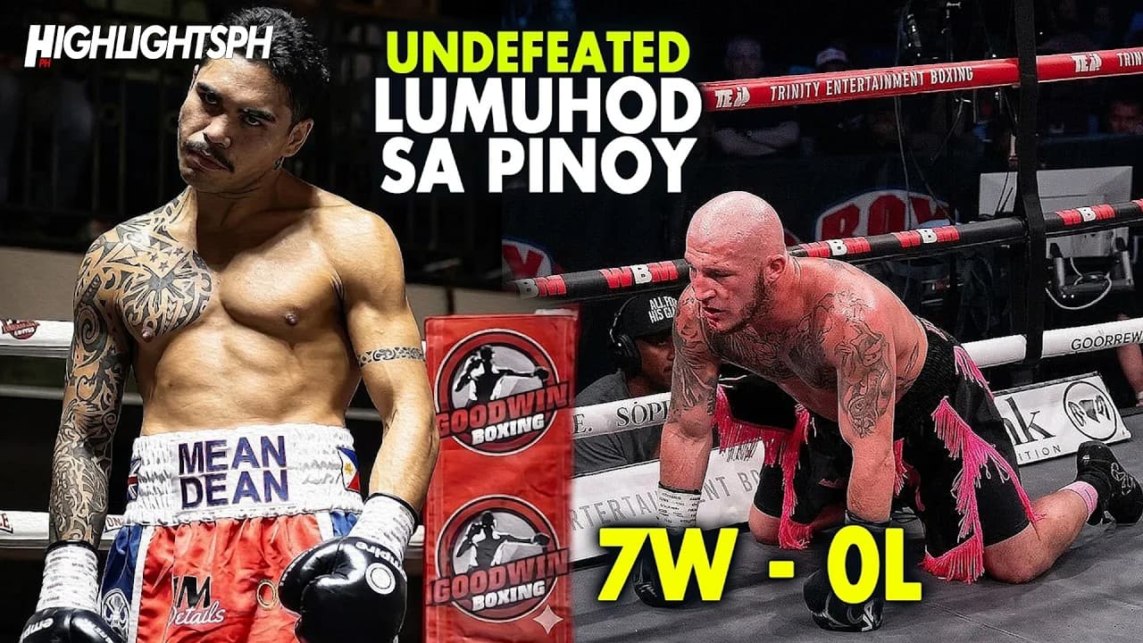 LATEST FIGHT:  BAD BOY ng BRITANYA Pinaluhod ng Pinoy! APAT Beses Pinabagsak ang Undefeated! 🇵🇭