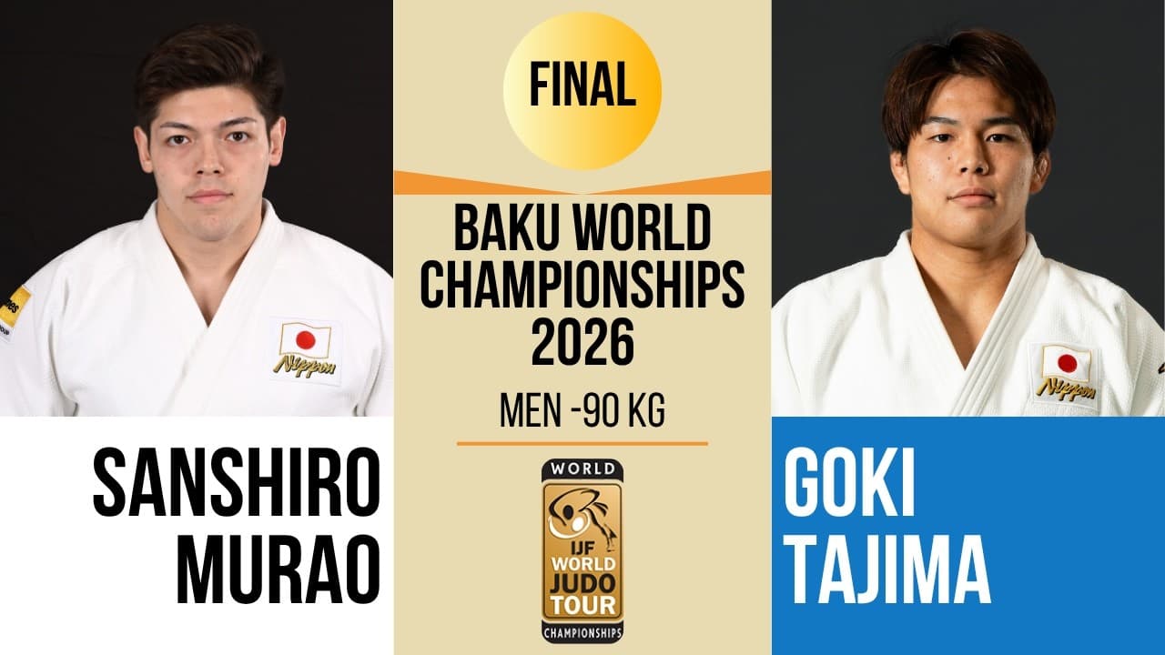 Sanshiro MURAO VS Goki TAJIMA | Baku World Championships 2026 | GOLD -90 kg
