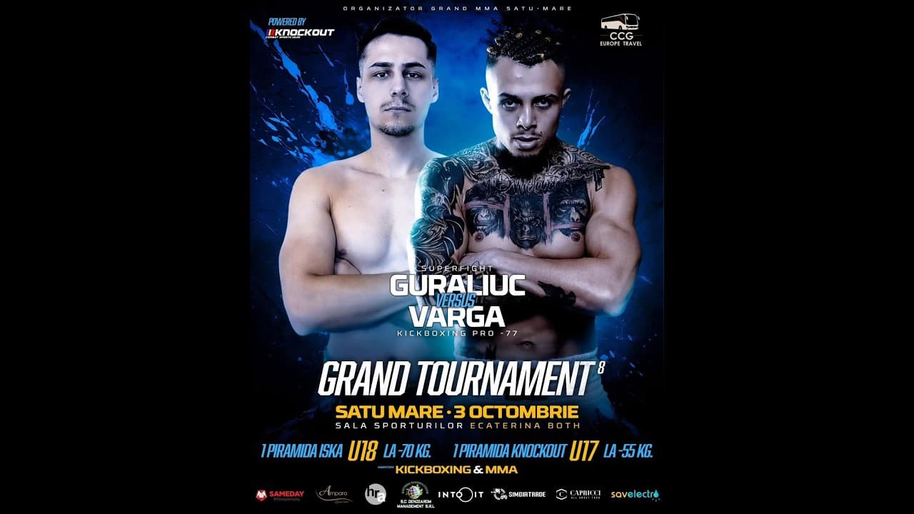 Andrei Varga s-a luptat cu marele Robert Guraliuc (revenit în ring) în main eventul Grand Tournament