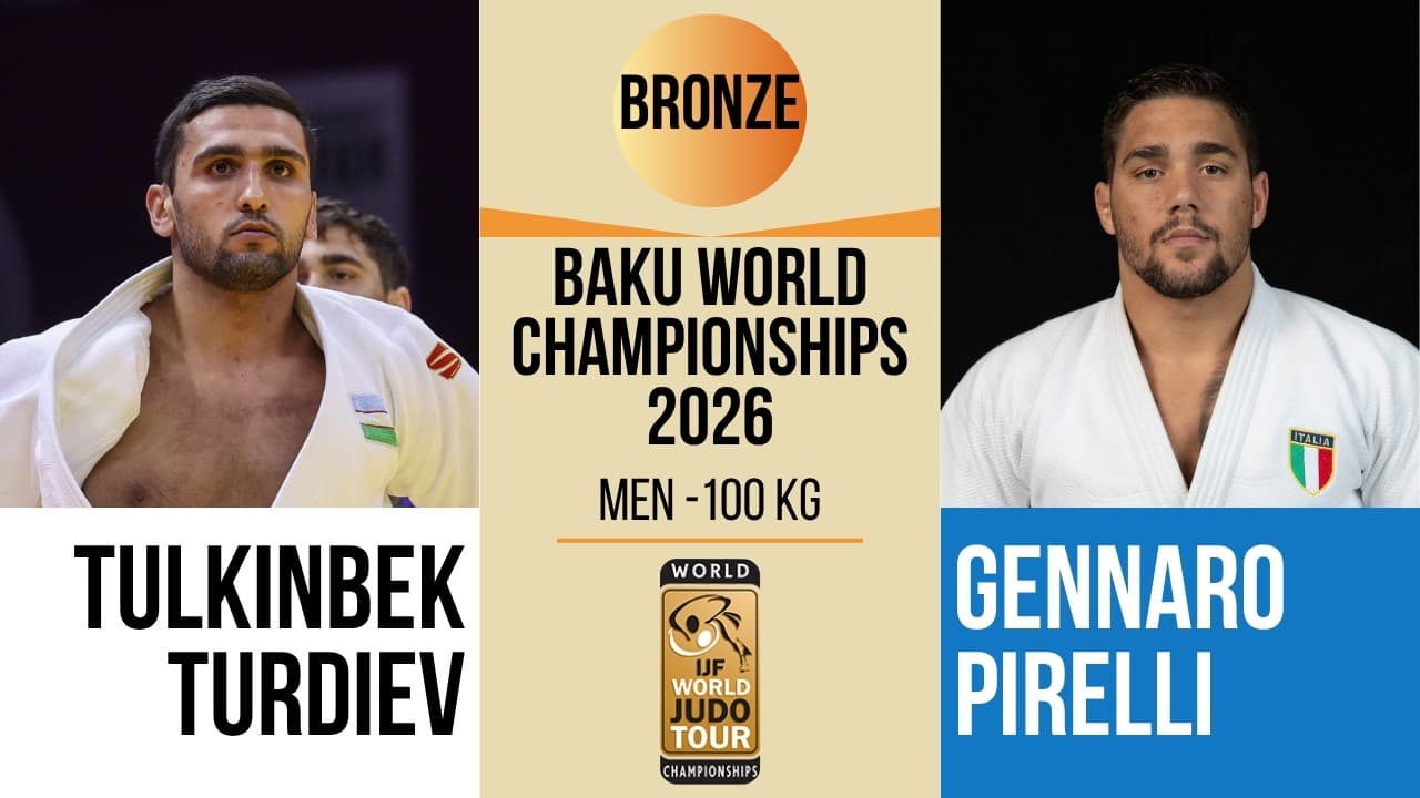 Tulkinbek TURDIEV VS Gennaro PIRELLI | Baku World Championships 2026 | BRONZE -100 kg
