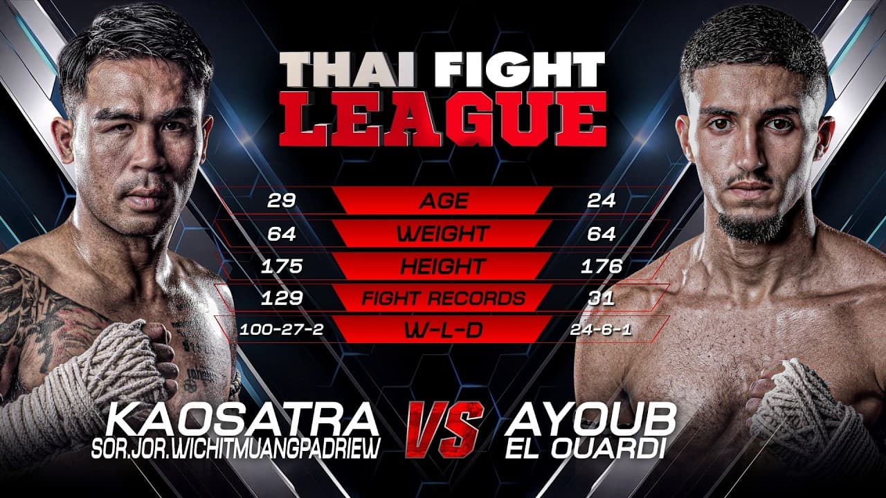 Kaosatra Sor.Jor.Wichitmuangpadriew vs. Ayoub El Ouardi | THAI FIGHT LEAGUE 114 | 13 September 2026