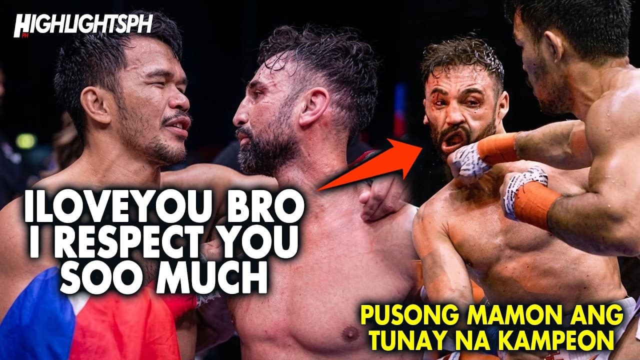 TRUE WARRIOR: ROLANDO DY Nag ILOVEYOU sa Kalaban Bilang Respeto Matapos niya itong Lapain!