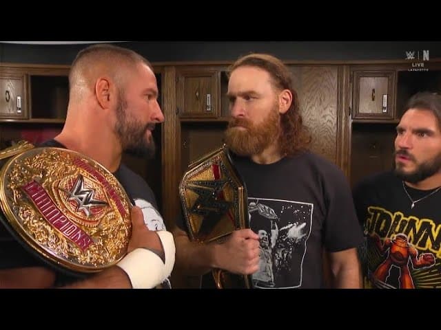 Bron Breaker confronts Sami Zayn _WWE Smackdown 9 October 2026