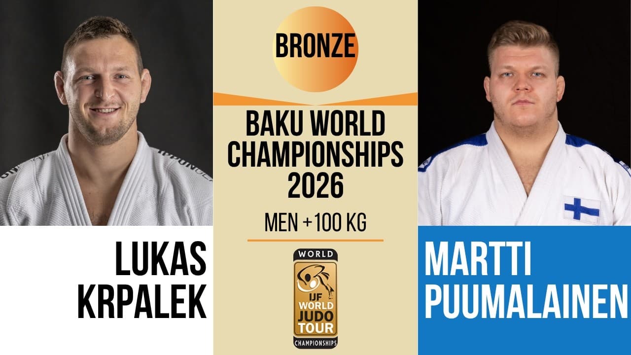 Lukas KRPALEK VS Martti PUUMALAINEN | Baku World Championships 2026 | BRONZE +100 kg