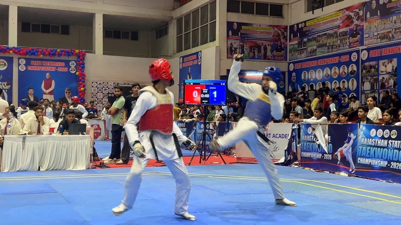 🔴Monu vs Eshu🔵 🔥 | Junior -48kg Final | Rajasthan State Taekwondo Championship 2026 🥋