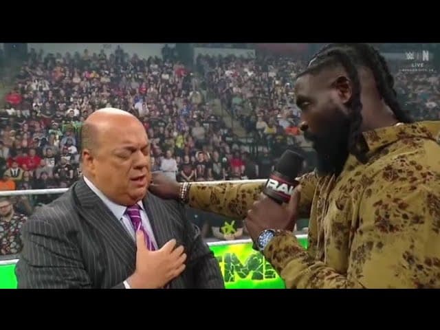 OBA Femi & Paul Heyman segment _WWE Raw 12 October 2026