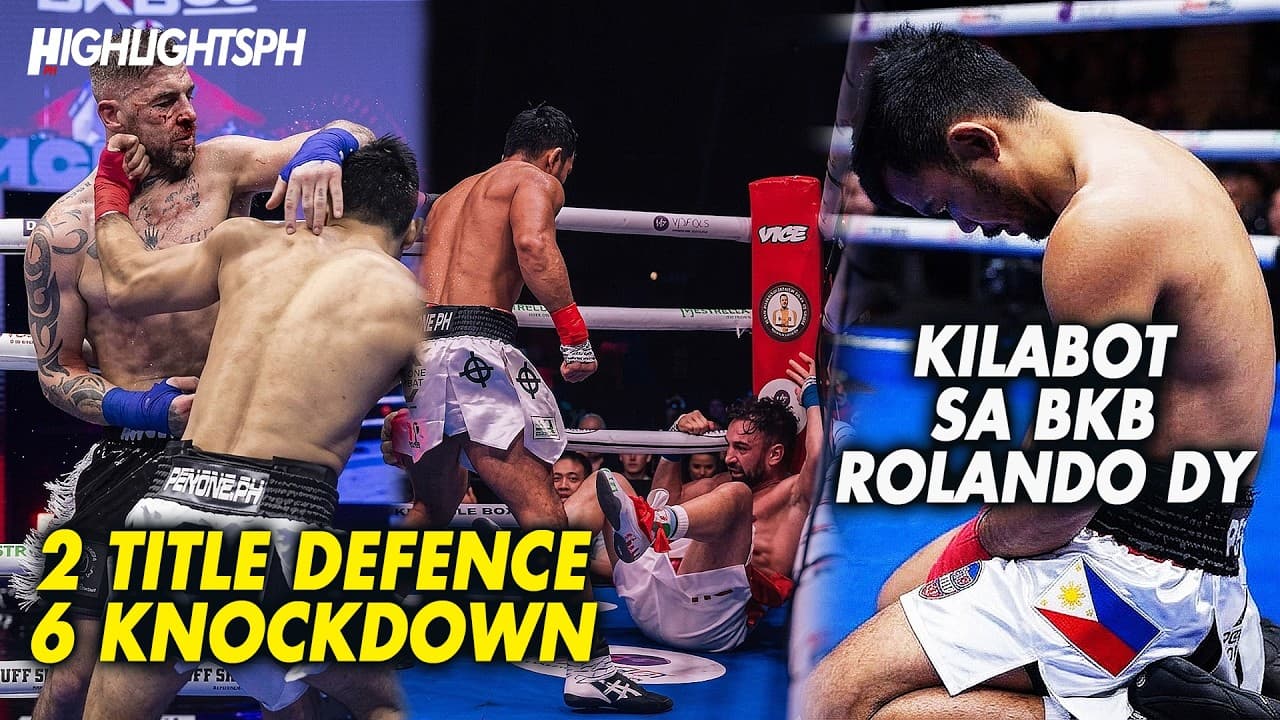 2 WORLD TITLE DEFENCE | 6 KNOCKDOWN! ROLANDO DY ang Kilabot sa BAREKNUCKLE 🫨