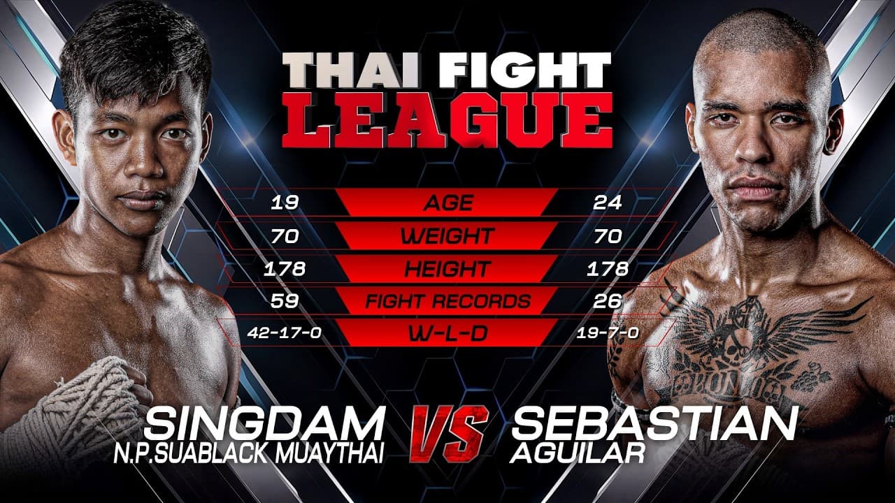 Singdam N.P. Suablack Muaythai vs. Sebastian Aguilar | THAI FIGHT LEAGUE 115 | 20 September 2026