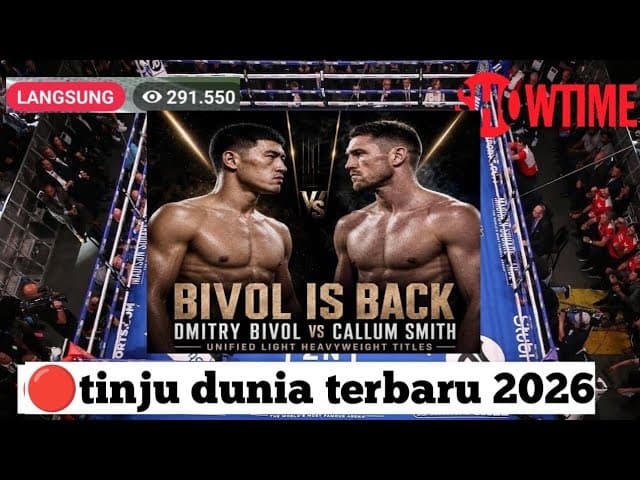 🏆light heavyweight‼️ dmitry bivol vs callum smith, tinjuduniahariini, liveboxing