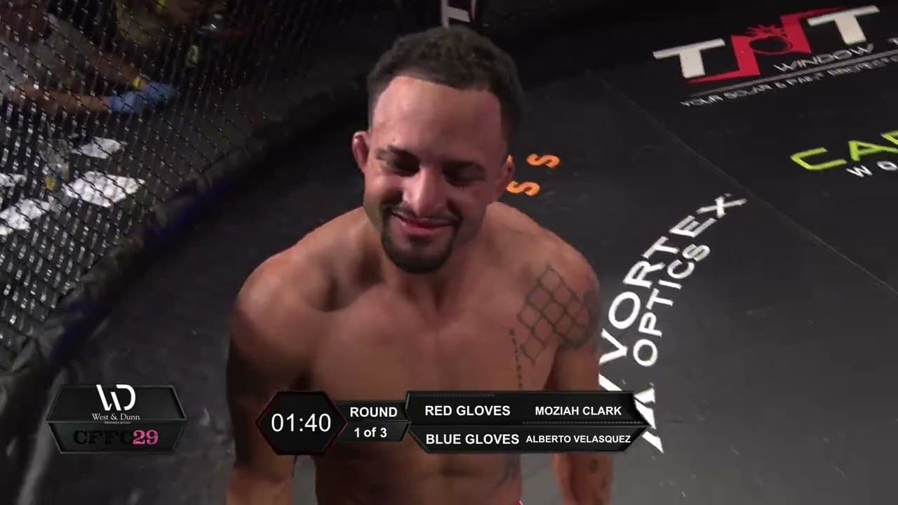 CHOSEN FEW FIGHTING CHAMPIONSHIP MOZIAH CLARK vs ALBERTO VELASQUEZ