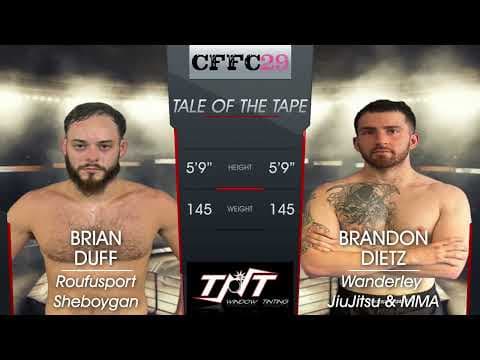 CHOSEN FEW FIGHTING CHAMPIONSHIP BRIAN DUFF vs BRANDON DIETZ