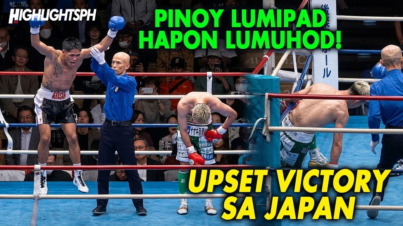 SOLID PANALO! Pinoy Napalipad, Hapon Napaluhod! Upset Victory ni Kabayan sa Japan