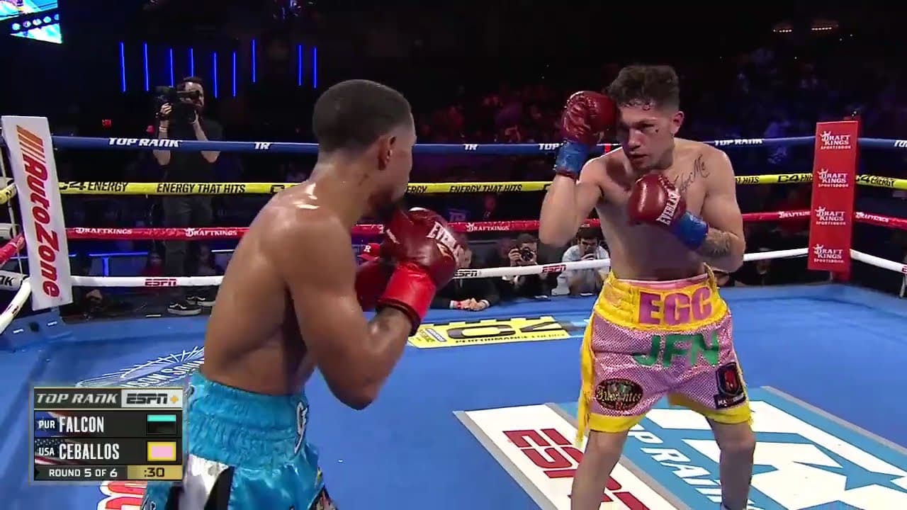 Ofacio Falcon vs Edward Ceballos Full Fight.