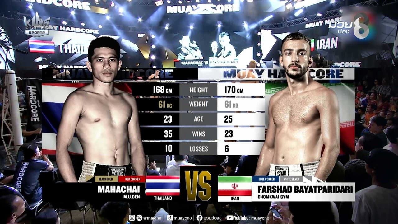 คู่เด็ดมวยมันส์ | มหาชัย เอ็มยูเด็น ดวลกับ ฟาร์ซาด บายัทพาริดารี