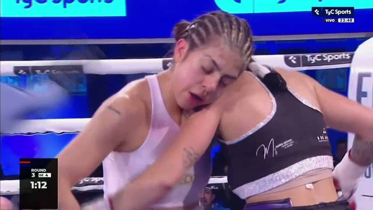 Yennifer Núñez vs. Josefina Gatica  - Boxeo de Primera - TyC Sports