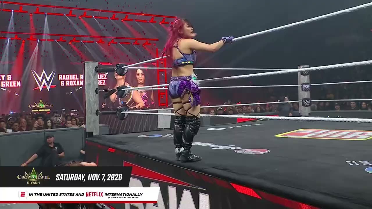 IYO SKY & Chelsea Green vs. Roxanne Perez & Raquel Rodriguez: Raw, Oct. 19, 2026