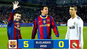 The Day Lionel Messi Absolutely HUMILIATED Cristiano Ronaldo & Real Madrid