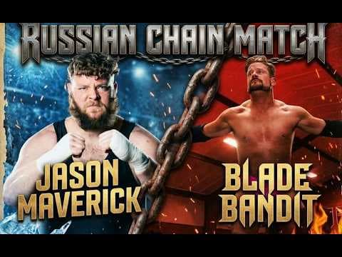 A RUSSIAN CHAIN MATCH: "Big Country" Jason Maverick VS Blade Bandit @ GIW Fight in the Dome