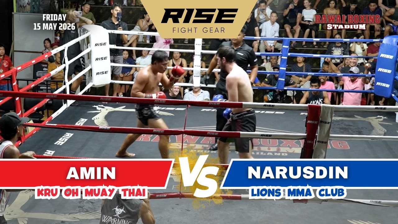 🇹🇭 Thailand vs 🇷🇺 Russia | AMIN (Kru Oh Muay Thai) vs NARUSDIN (Lions MMA Club)