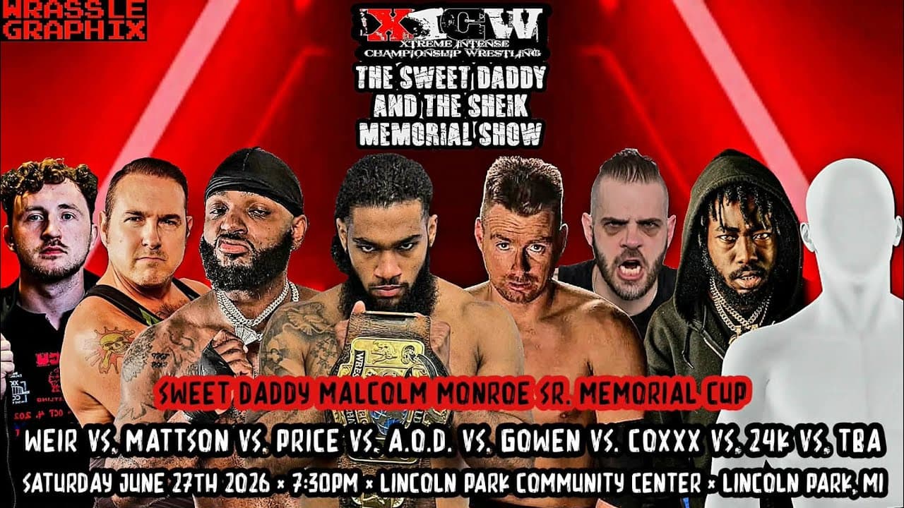 2026 Sweet Daddy Memorial Cup Match: WEIR vs N8 vs PRICE vs AOD vs GOWEN vs COXXX vs 24K vs TBA
