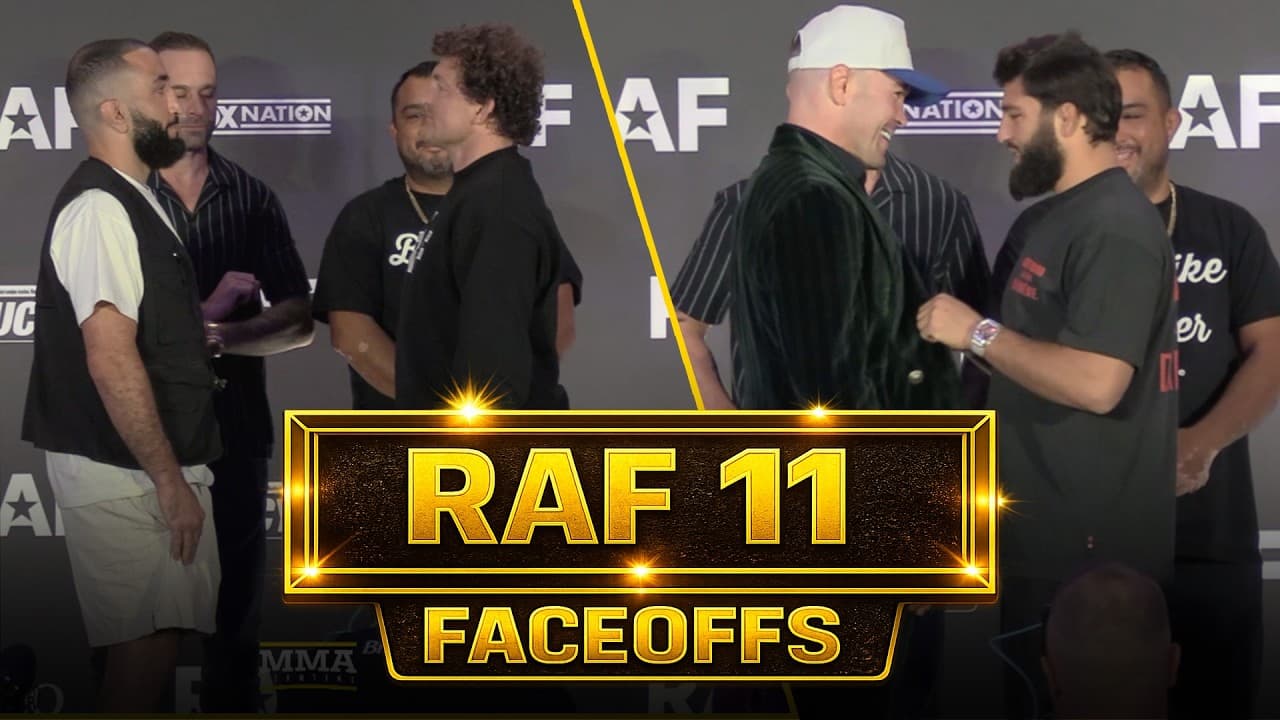RAF 11 Faceoffs: Arman Tsarukyan vs. Colby Covington | Ben Askren vs. Belal Muhammad | MMA Fighting