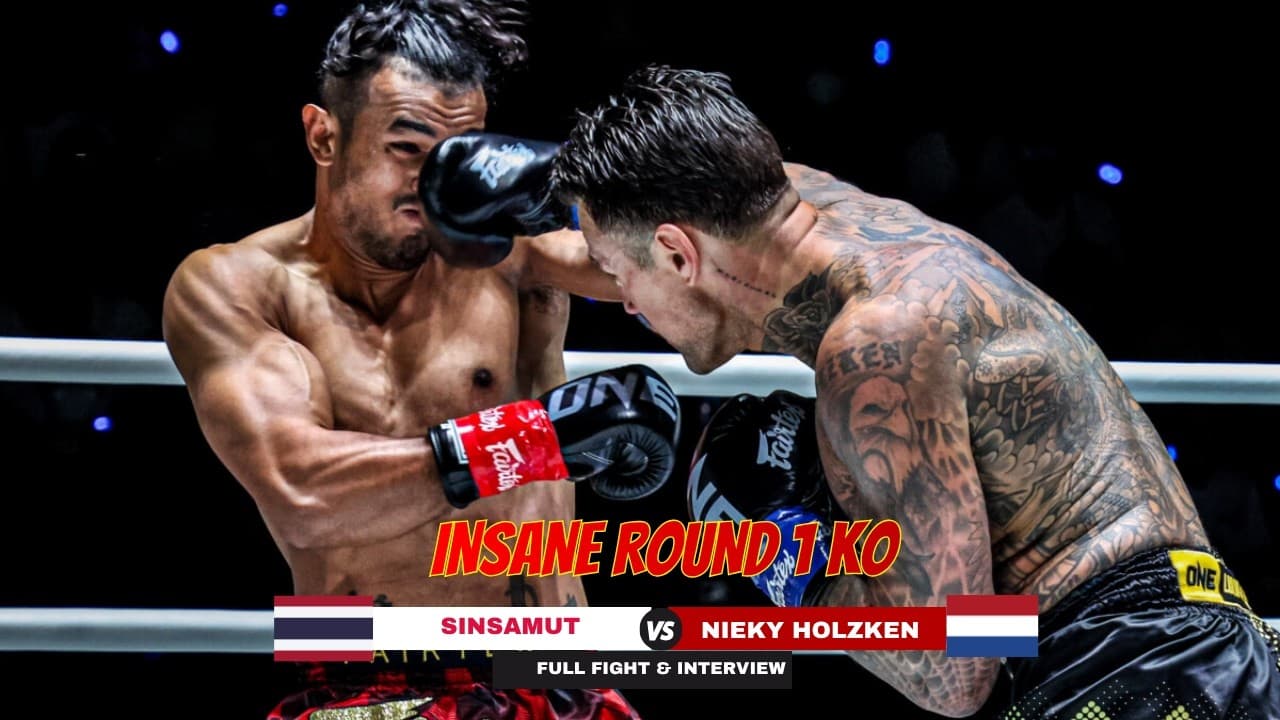 FROM KNOCKDOWN TO SHADOW REALM! Nieky Holzken sleeps Sinsamut in wild rematch