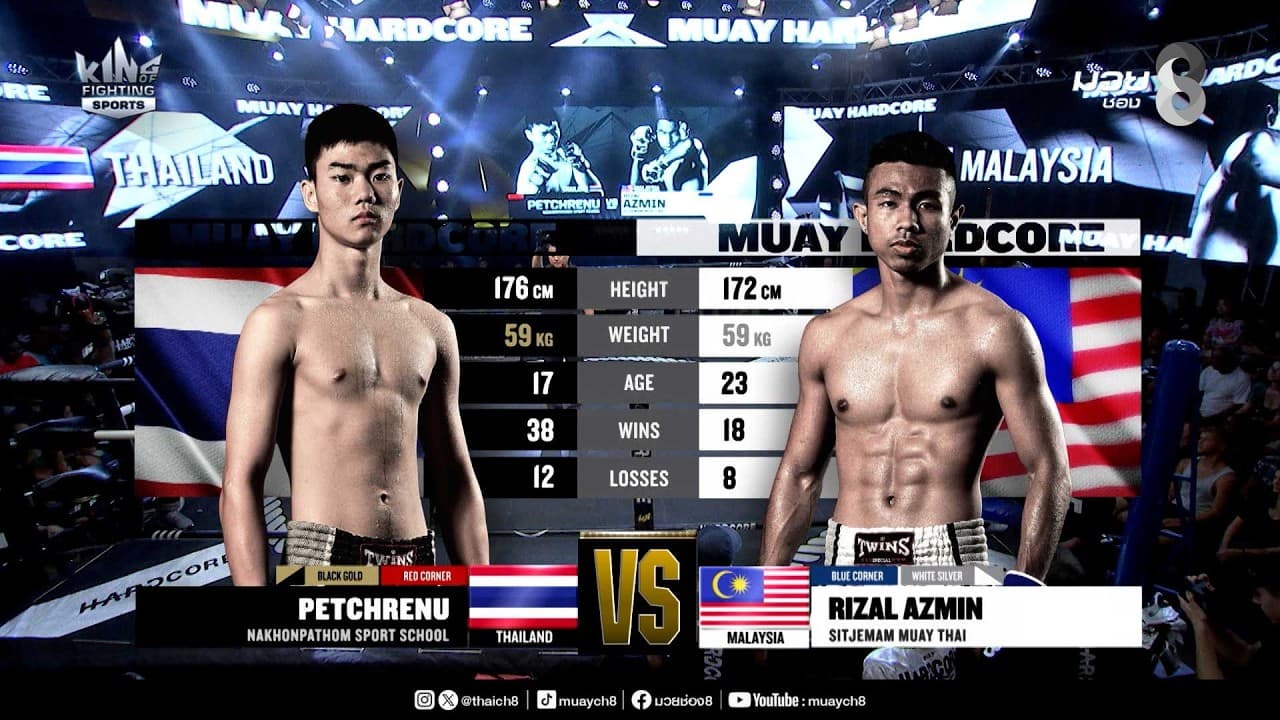 คู่เด็ดมวยมันส์ | เพชรเรณู รร.กีฬานครปฐม พบกับ ไรซาล อัซมิน