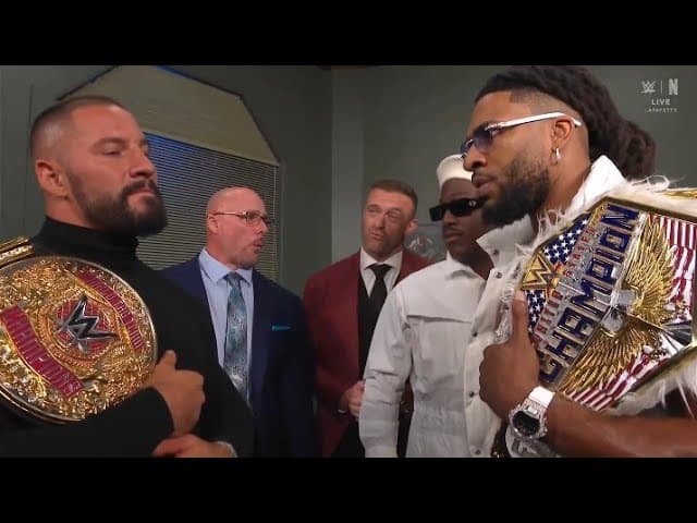 Trick Williams & Bron Breaker backstage segment _WWE Smackdown 9 October 2026